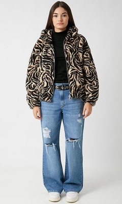 CAMPERA PIEL PRINT - Te Lo juro