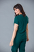 709 - Scrub Blusa Feminina com Decote V Plus Size na internet