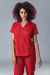 709 - Scrub Blusa Feminina com Decote V - comprar online