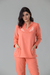 734 - Scrub Feminino Bordado Manga Longa - comprar online