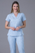 709 - Scrub Blusa Feminina com Decote V - comprar online