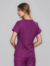 709 - Scrub Blusa Feminina com Decote V - loja online