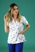 757 - Scrub Blusa Feminina Estampada - comprar online