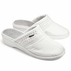 Zueco dama cuerina Blanco #645