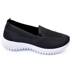Zapatilla Elástico tejido Negro #2403 - comprar online