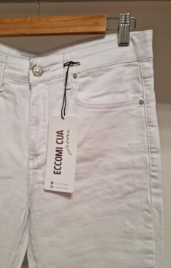 Jean Crop Blanco Eccomi Cua - tienda online