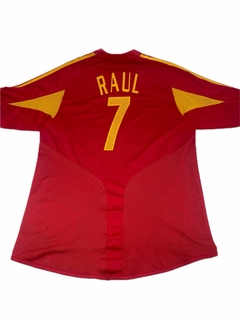 CAMISA ESPANHA 2004 RAUL ORIGINAL DA ÉPOCA - comprar online