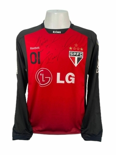 CAMISA SAO PAULO 2009 GOLEIRO MANGA LONGA AUTOGRAFADA ROGERIO CENI ORIGINAL DA ÉPOCA