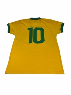 Camisa Brasil Athleta Copa 1970 Vintage Original Retro