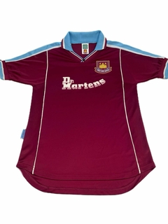 CAMISA WEST HAM 2000 RETRO LICENCIADA SCORE DRAW ORIGINAL na internet