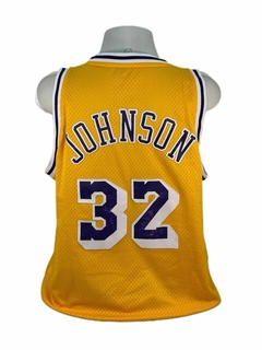 CAMISA LOS ANGELES LAKERS HARDWOOD CLASSICS 2015 MAGIC JHONSON ORIGINAL DA ÉPOCA - comprar online