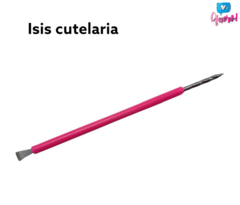 Espátula Mista De Inox Pink Isis Cutelaria - comprar online