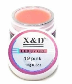 Gel Xed Para Alongamento De Unhas Led Uv Gel 19 Pink 15g - comprar online