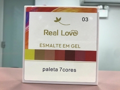 Paleta Esmalte em Gel Real Love 7 Cores - comprar online