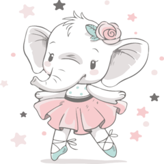 BB01 Elefanta bailarina - comprar online
