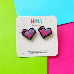 Mini Corazón Pixelado Colors