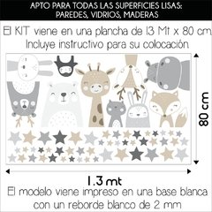 Animalitos Nórdicos con Estrellas ~ MEDIANO - tienda online