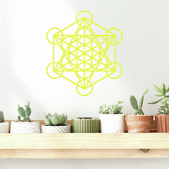 Geometría Sagrada ~ CUBO DE METATRON 11 CM - Deconilos Vinilos