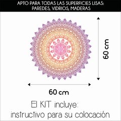 Mandala MOD 8 ~ 60 cm diam ~ PEQUENO - comprar online