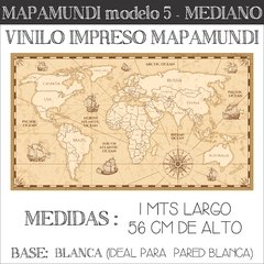 Mapamundi 1 Mt ~ MEDIANO - Deconilos Vinilos