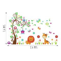 Árbol + Animales León Jirafa ~ GRANDE - comprar online