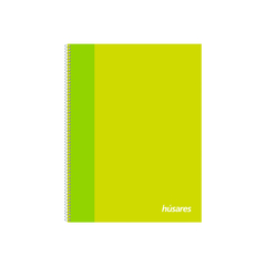 CUADERNO HUSARES TRENDY COLORS A4 - HOJAS CUADRICULADAS - LiberArte