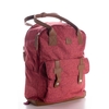 MOCHILA CON MATERO Y PORTA NOTEBOOK BORDEAUX GREY 16,5"