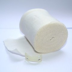 VENDA ELÁSTICA 10 Cm X 3 Mts BLANCA MUÑECA TOBILLOS - QUUZ, Fitness Gear