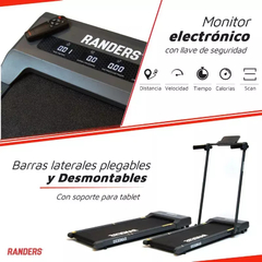 Cinta Motorizada Ultraplana con Barral ARG-366X - tienda online