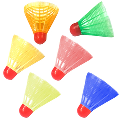 Volantes Badminton Plastico x 6 Unidades