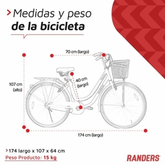 Bicicleta de Paseo Con Canasto R26 en internet