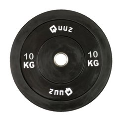 DISCO OLÍMPICO DE GOMA BUMPER 10 Kg QUUZ