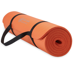 Colchoneta Yoga Pilates Mat 10mm Gaiam Essentials con Porta Mat - QUUZ, Fitness Gear