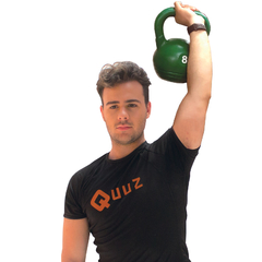 PESA RUSA / KETTLEBELL PLÁSTICA RELLENA 2 Kg QUUZ en internet