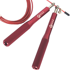 SOGA DE SALTO SPEED ROPE CON 2 RUL. MANGO METAL FUNCIONAL - BOX - QUUZ, Fitness Gear