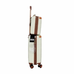 Kit de Mala com Frasqueira SeaniteLas vegas tamanho P 10kg cor Marfim - comprar online