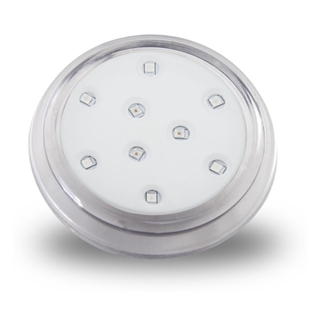 Luminária LED Piscina Inox 80mm Rosca 1/2 9w RGB 50070