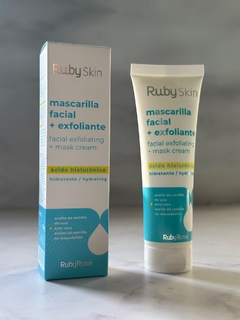 MASCARILLA FACIAL EXFOLIANTE ÁCIDO HIALURÓNICO RUBY ROSE