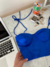 Bustier Penélope (Azul eléctrico) - comprar online