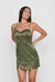 Mini Dress Ivy (Verde militar)