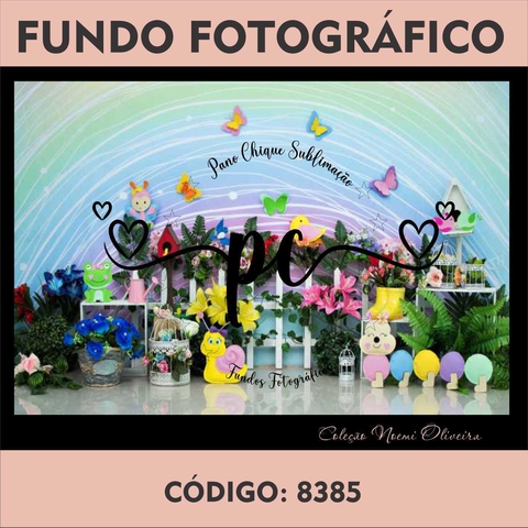 Fundo Fotográfico em Tecido - Pokémon - Noemi Oliveira