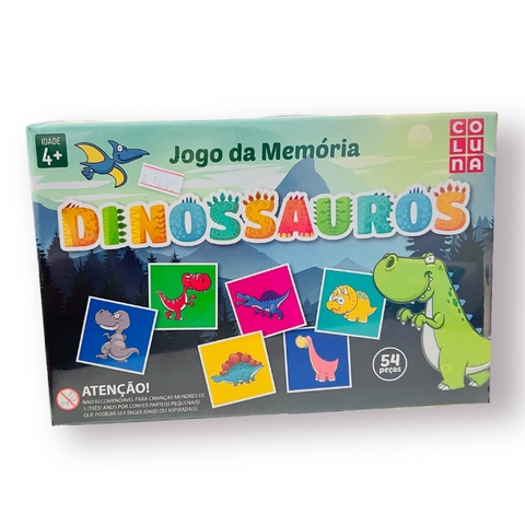 Big Memória/Jogo da Velha - Dinossauros - Ludopia