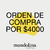 ORDEN DE COMPRA - 4000 - comprar online