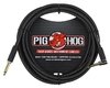 Cable Pig Hog PCH10BKR Plug Angular para Instrumento Guitarra Bajo 3 Metros