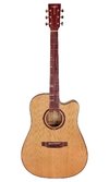 Guitarra Electroacustica Tyma D10c Natural Con Fishman