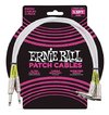 Set De Cables Interpedal 45cm Ernie Ball P06056 Blanco X3