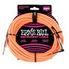 Cable Instrumento Trenzado Ernie Ball P06067 Naranja 7.5m