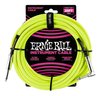 Cable Instrumento Trenzado Ernie Ball P06057 Amarillo 7.5m