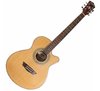 Guitarra Electroacústica Washburn Mini Jumbo Ea15 Natural