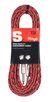 Cable Stagg Sgc6vt Rd Plug Plug Tela Rojo 6 Metros